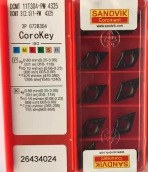 

10PCS CARBIDE INSERT DCMT11T304-PM 4325