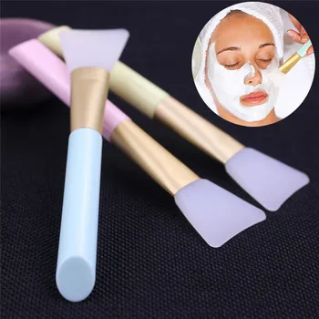 

Silicone mask brush Facial mask brush Mud brush spa DIY Film Stick Tool Facial Cleansing Brushes