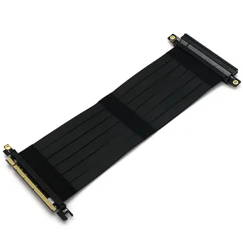 

PCI Express 3.0 High Speed 16X Flexible Cable Extension Port Adapter Riser Card PC Graphics Card Connector Cable 24cm