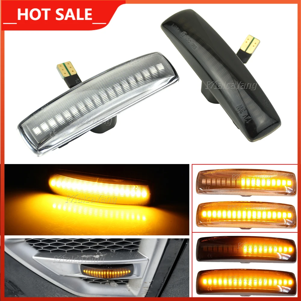 Sequential Flashing Led Turn Signal Side Marker Light Blinker For Land
