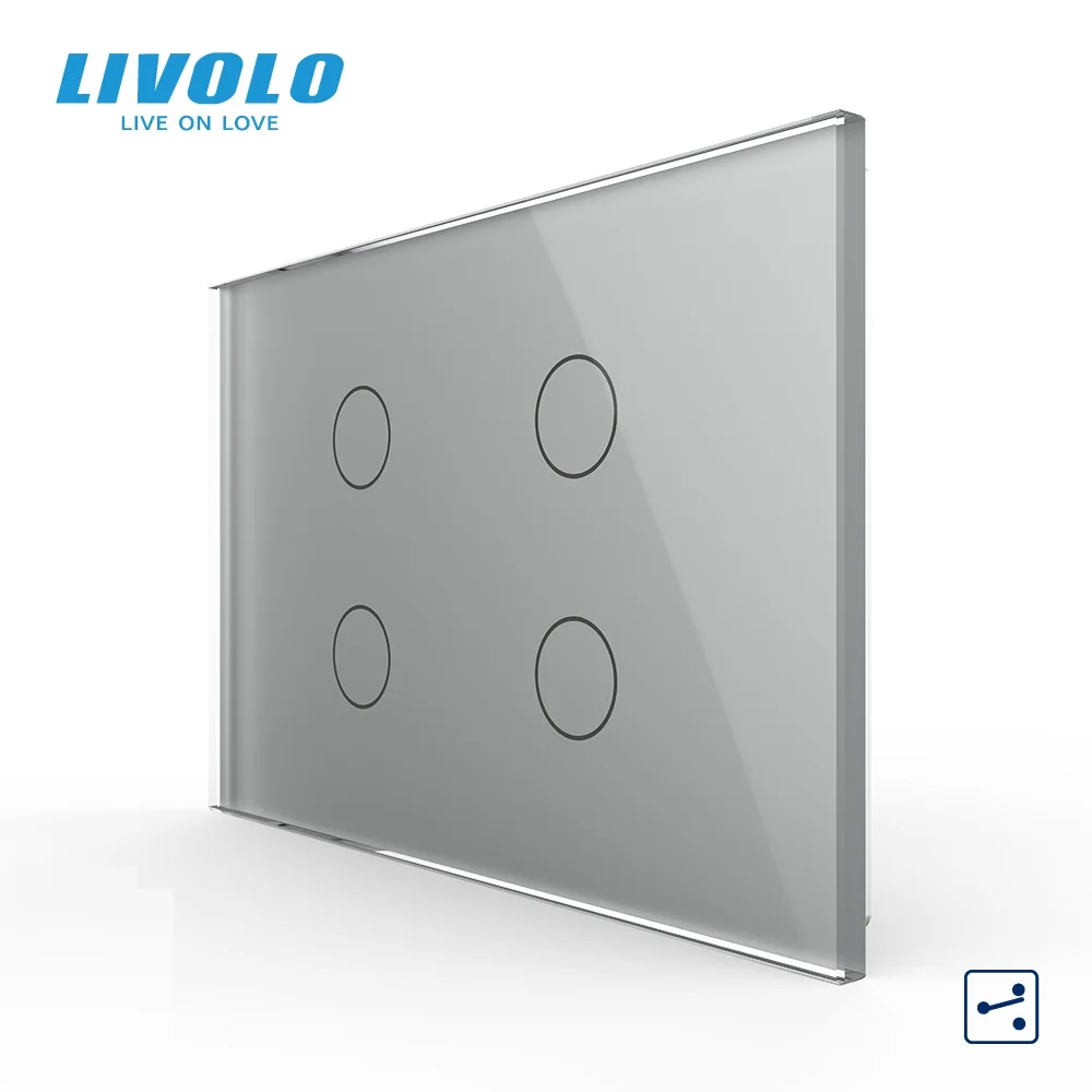 4 gang 2 way interruptor de luz controle toque 04