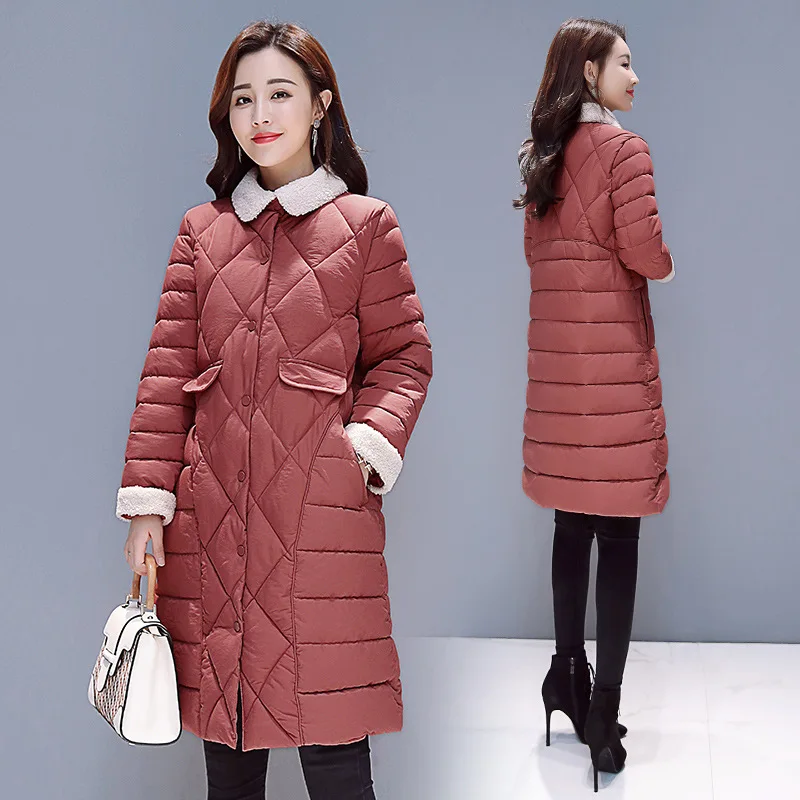 

2018 Winter New Style Ylfs8579 Korean-style Women's Elegant Fashion Slimming Cotton-padded Clothes