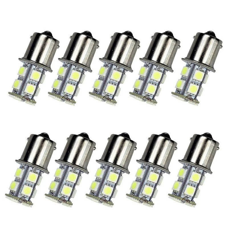 

100pcs 12V 5050 13 SMD 1156 BA15S 1157 BAY15D LED Bulbs Auto Car Light Source Off Road Driving Brake Light Turn Signal LED light