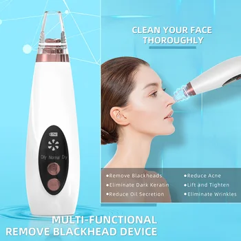

Exfoliator Skin Care Face Portable Firming Mini Suction Vacuum Cleaner Blackhead Remover Pimple Acne Pore Facial Cleansing Brush