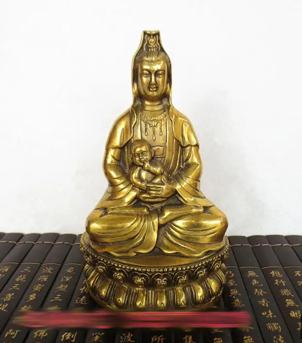

The copper sculpture Buddha Bodhisattva Guanyin ornaments ornaments