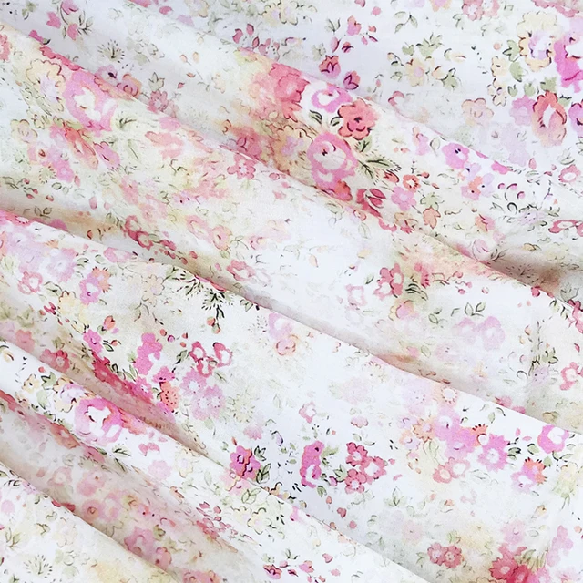 Firok Virágos 80 -As Évek Tissun Liberty Pamutszövet Gyerekeknek Baba Varró Ruhadarabok Szoknya Diy Kézzel Készített Poplin Patchwork Meter 2021 - Image 4