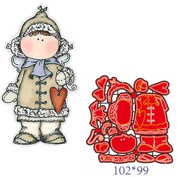 

Metal Cutting Dies love girl DIY Scrapbooking Paper Cards Decorative Craft Embossing