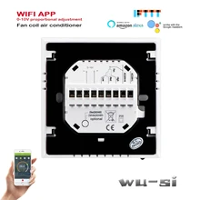 0-10V пропорциональной регулировки Wi-Fi терморегулятор Американская классификация проводов 2р тепло/холод, работает с Google Assistant, 24 v, 95-240VAC