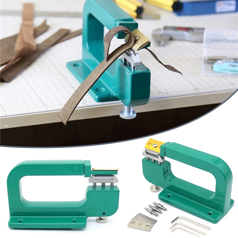 Aluminum Leather Splitter Tool Paring Device Leather Skiver Peeler