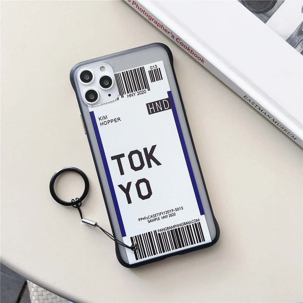 Ins US City Label Bar code Phone Case For iPhone 11 Pro Xs MAX XR X 6 s 7 8 plus Simple letter new York Clear silicon Cover Capa - Цвет: 13