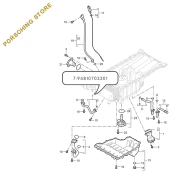 

Oil Pipes for Porsche OEM:94810703301