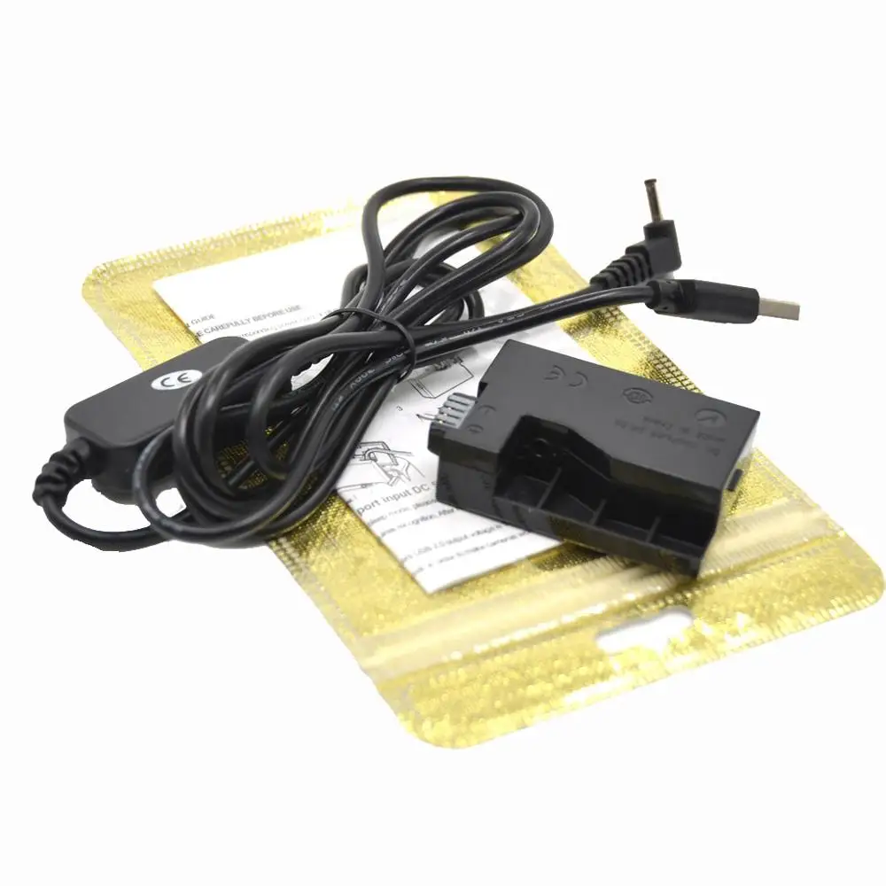 ACK-E8 Power Bank USB Cable+DR-E8 DC Coupler LP-E8 Dummy Battery For Canon EOS 550D 600D 650D 700D X4 X5 X6i X7i T2i T3i T4i T5i