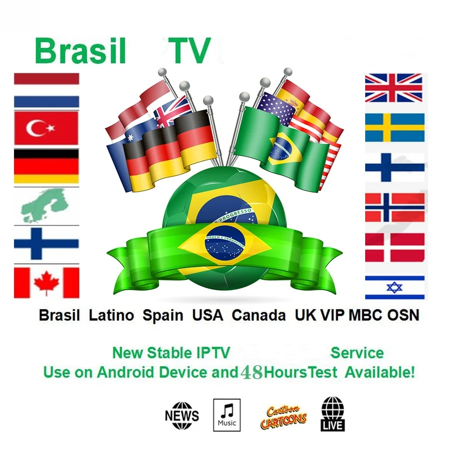 Бразилия 4k HD лучшая Европа XXX IPTV арабский Швеция Великобритания США Америка для M3U