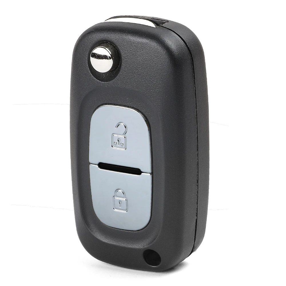 KEYECU для Renault Clio 3 Мастер Kangoo Twingo 2006-2009 2010 2011 2012 2013 флип дистанционный ключ 2 кнопки 433 МГц ID46 PCF7947 чип