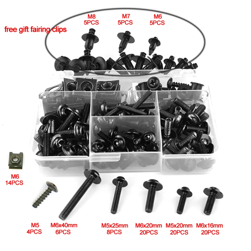 Full Fairing Bolts Kit Screws Fastener Fit For SUZUKI GSXR600 GSXR750 GSX-R600 GSX-R750 GSX-R1000 GSX1300R Hayabusa SV650 SV1000 images - 6