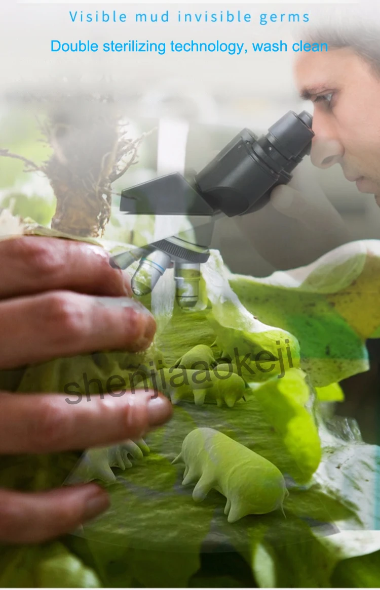 Бытовой автоматический Озон Дезинфекция очиститель для плоского видеомонитора высокого качества ABS фруктов овощей стиральная машина 200 мг/hOxygen поколения