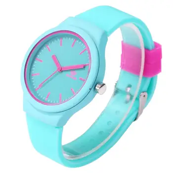 

Women Watch Candy-colored Silicone Simple Digital Scale Ladies Watches Silicone Watch Strap Female Quartz Watch reloj mujer