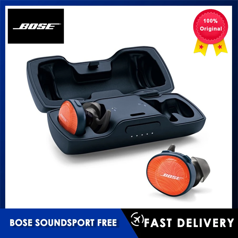 Bose SoundSport Free True Wireless Bluetooth Earphones TWS Sports Earbuds Waterproof Headphones Sweatproof Headset with Mic | Электроника