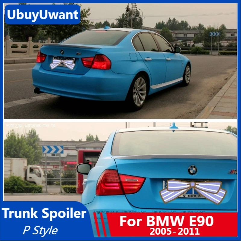 UBUYUWANT для BMW E90 3 серии 2005 2006 2007 2008 2009 2010 2011 P стильный Задний Спойлер ABS