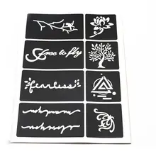 24 Цвета Блеск порошок татуировки комплект макияж ногти искусство боди живопись аксессуары D5BF