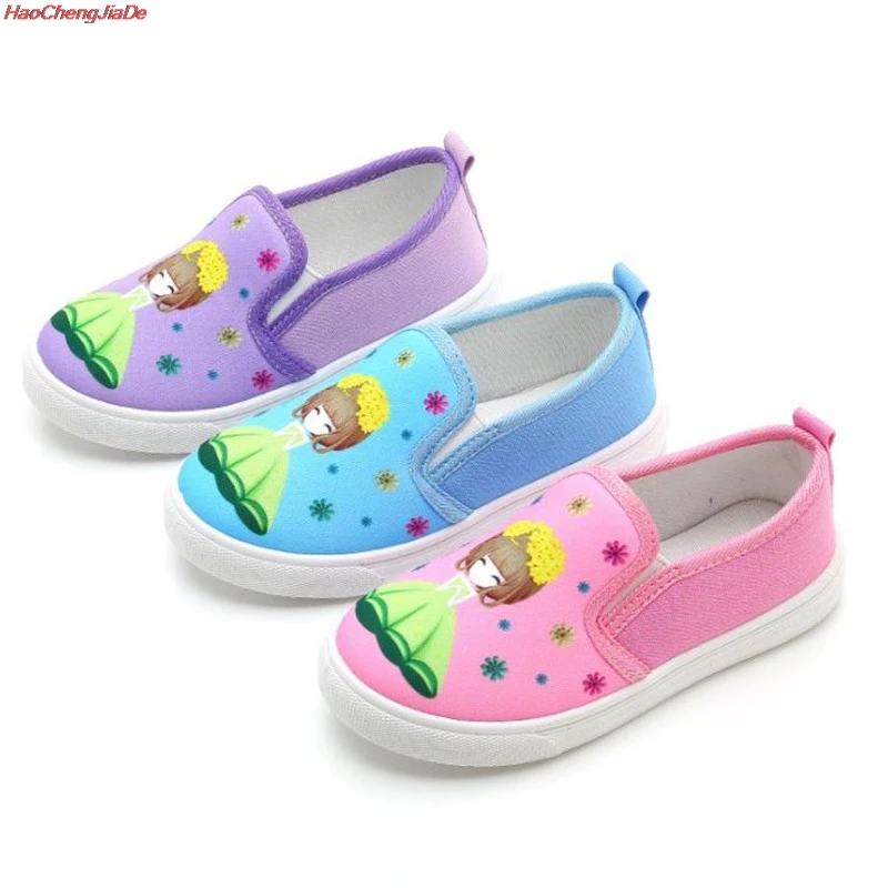 

Kids Shoes for Girls Children Canvas Shoes Candy Color Princess Spring Autumn Fashion Sneakers Casual Kids Single Shoes