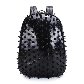 

3D Hedgehog Bag Personality Men And Women PU Backpack Large Capacity Backpack Student Computer Bag Shoulder Cross Body