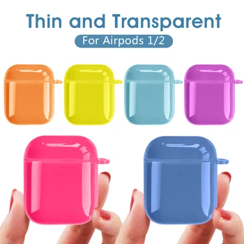 

fashion Translucent TPU Earphone case For Apple Airpods 3 2 1 Wireless Headset Cover For Air Pods Pro Bluetooth Headphone Coque