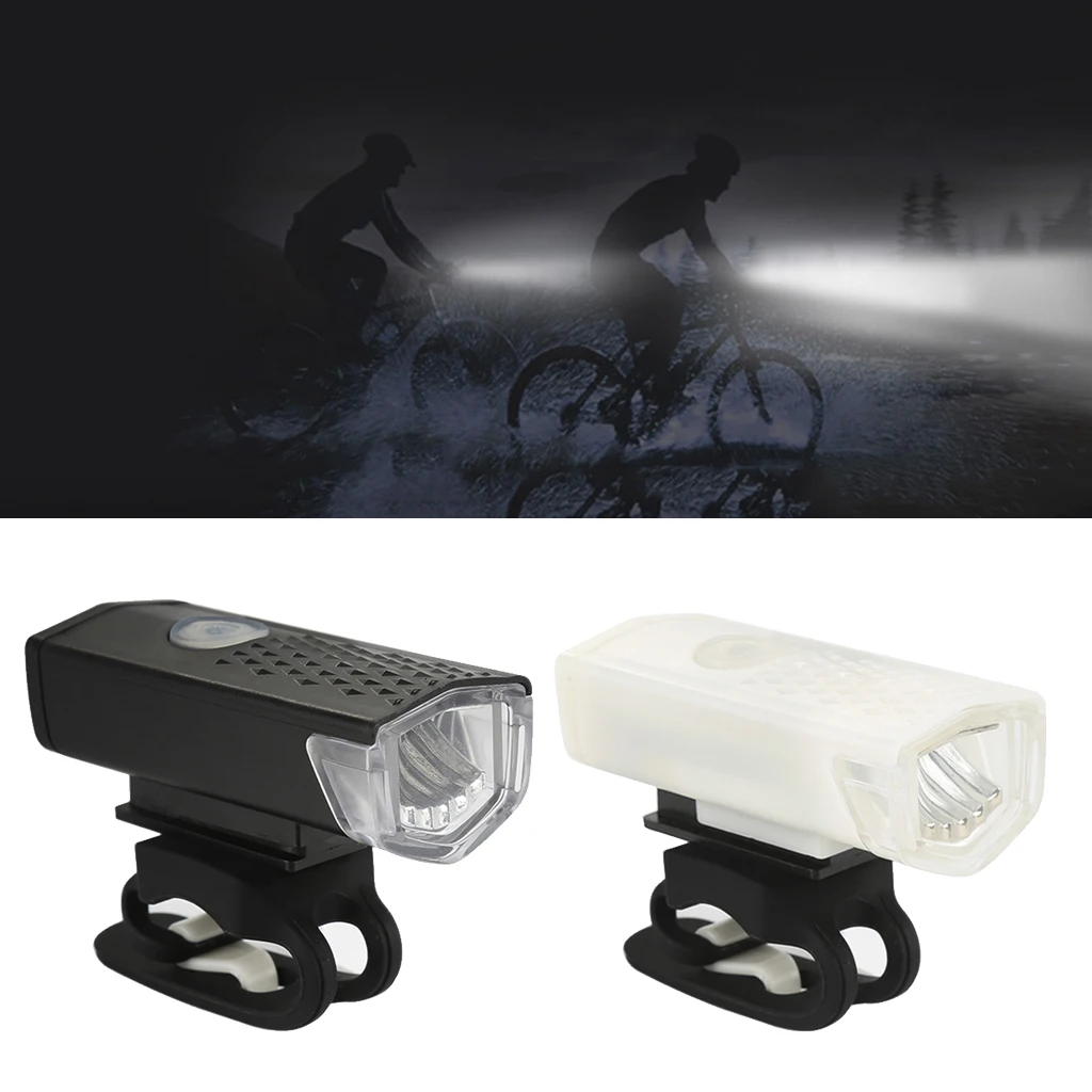 Bike Headlight Bicycle Light USB Rechargeable 300 Lumen 3 Modes Front Light lamp Cycling LED Flashlight Lantern