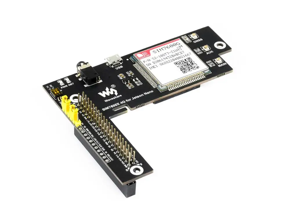 Waveshare SIM7600G-H 4G / 3G 2G GNSS модуль для Jetson Nano LTE CAT4 глобальное применение | Компьютеры и