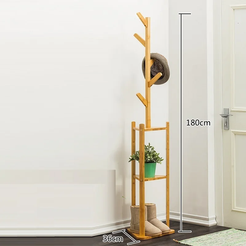 MODEL J Armario Wall Colgador Colgadores Ropa Portmanto Pared Wieszak Perchero De Pie Cabide деревянная вешалка для одежды - Цвет: MODEL J