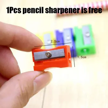 

Plastic small pencil sharpener Smooth surface Sharp core Use effort Strong and durable Office Supplies