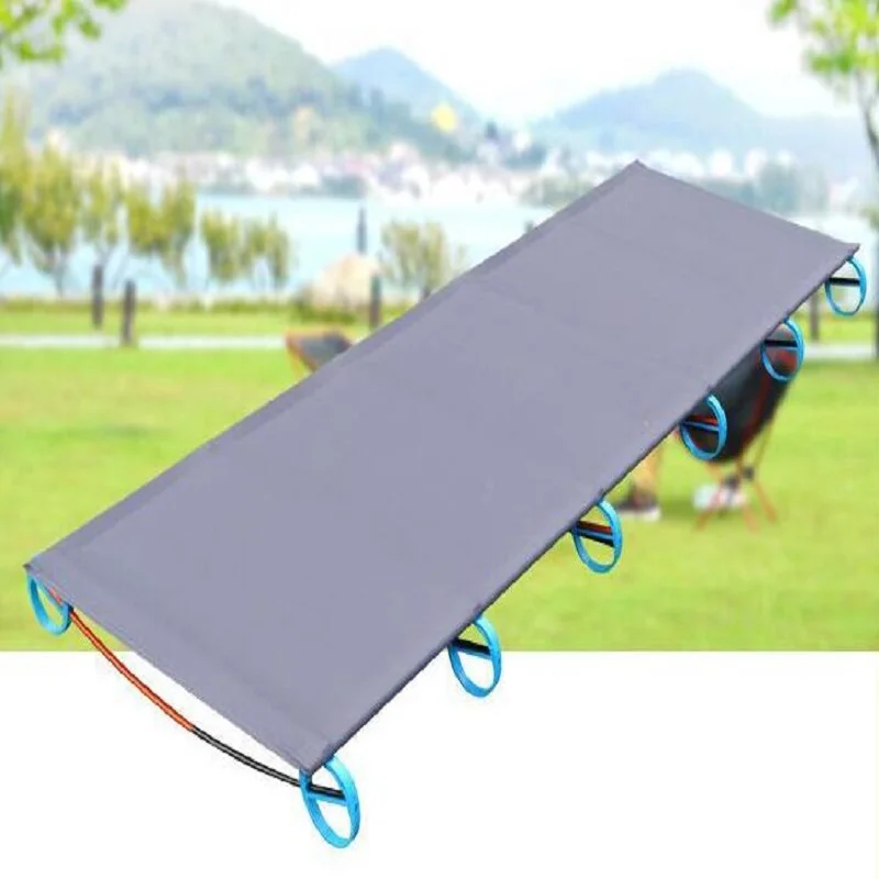 Camping Folding Bed Ultralight Single Tent Cot Portable Sleeping Bed Alloy Frame portable folding bed,folding camping bed