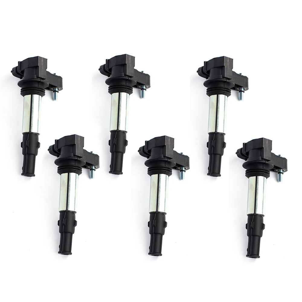 

6pcs Ignition Coil For Cadillac CTS STS Buick Rendezvous Acadia UF375 Encla 12566569 12583514 12613051 12613057 12629037 IC07126