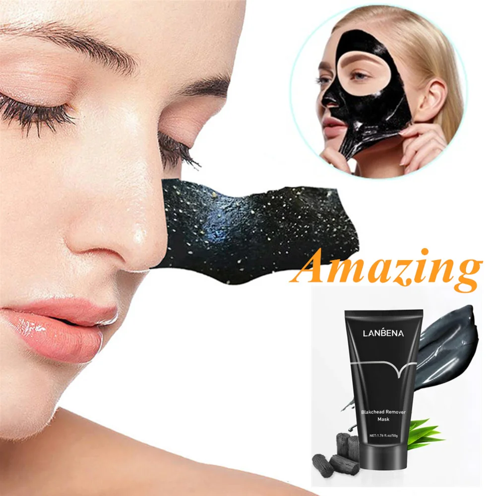 

Blackhead Remover Mask Natural Bamboo Charcoal fiber Deep Cleansing Acne pimple Shrinking Pore Improve Rough Skin Tearing Mask