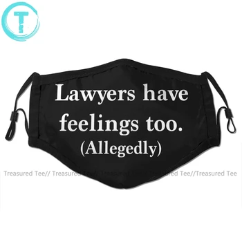 

Lawyer Mouth Face Mask Lawyers Have Feelings Too Allegedly Facial Mask Funny Fashion with 2 Filters for Adult