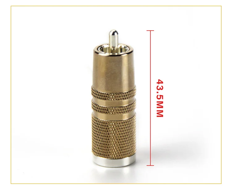 Родиевое покрытие RCA Lotus штекер аудио кабель сигнала коаксиальный кабель AV клеммный блок