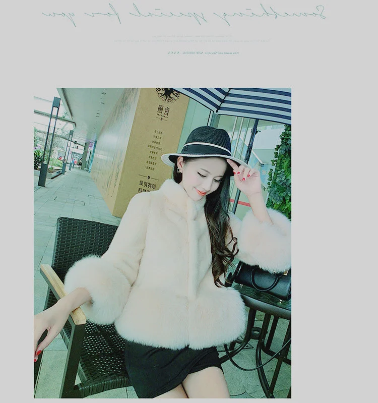Furry Winter Women's Faux Fur Coat Artificial Fur Overcoat Furry Jacket Femme Plus Size Furry Fake Fur Outwear Z208