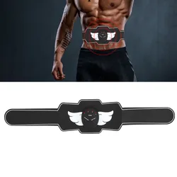 Lazy People Abdominal Muscle Trainer Stimulation Fat Burning Belt Body Building Shaping Fitness Massager Abdominal Hip Workout