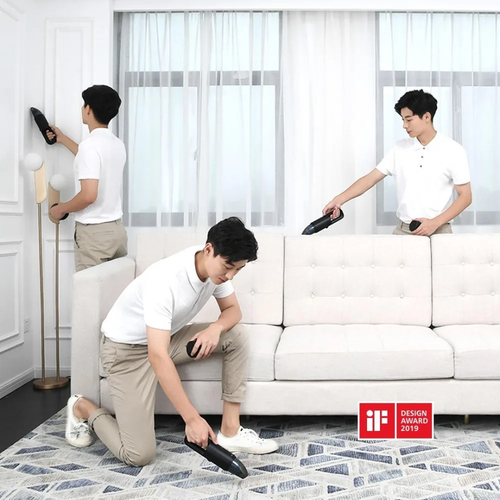 XIAOMI Cleanfly автомобильный пылеочиститель Coclean Мини Портативный беспроводной Mi Быстрая зарядка для домашнего использования и уборки автомобиля пылесос