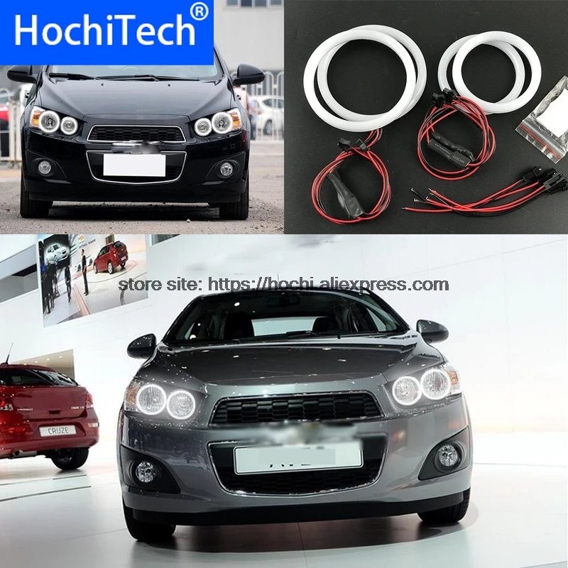 HochiTech Eexcellent молочно-белый Хлопковый чехол SMD ангельские глазки halo ring kit дневной