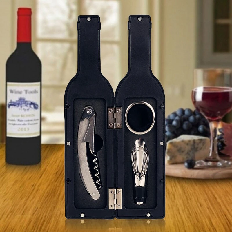 Creative Designed Red Wine Corkscrews Bottle Opener Drinkware Tool Sets
