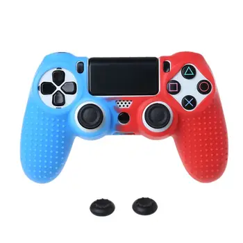 

1Set Studded Dots Case Silicone Protective Cover with Joystick Cap for Sony PS4 L41F