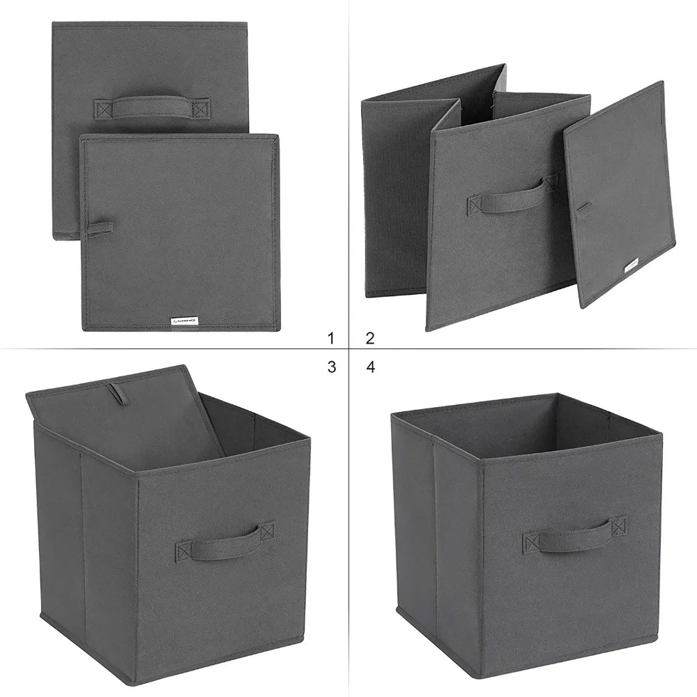 folding Non-Woven Fabric storage box Closet Cubes Bins Organizer kid toy storage bins Offices for storage Organization