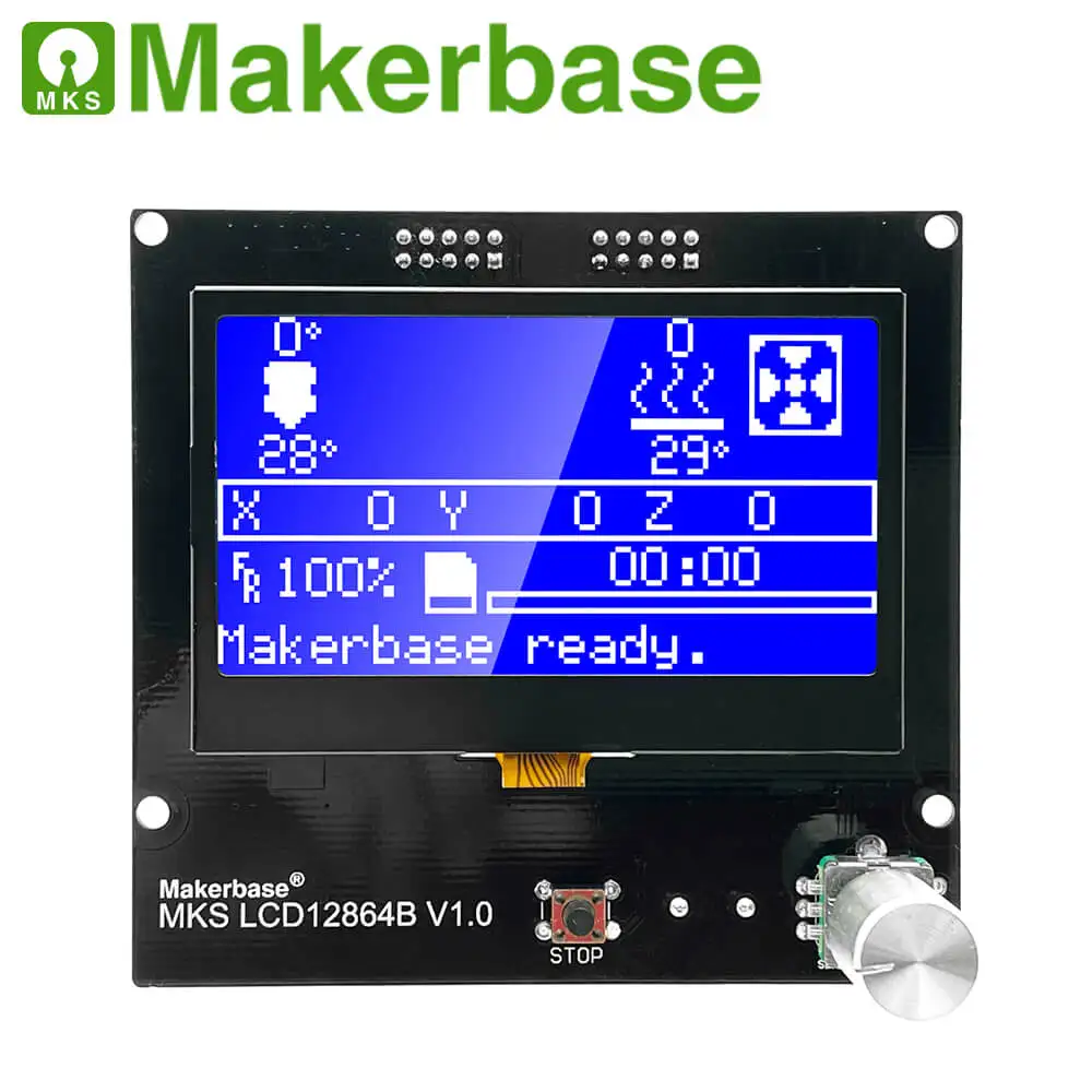 Makerbase MKS LCD 12864A/B интеллектуальный дисплей ЖК контроллер панель модуль запчасти