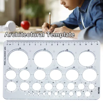 

Architectural Template Ruler Drafting Tool Measuring Stencil Math Technical Practical Circle Furniture Drawing House Plan