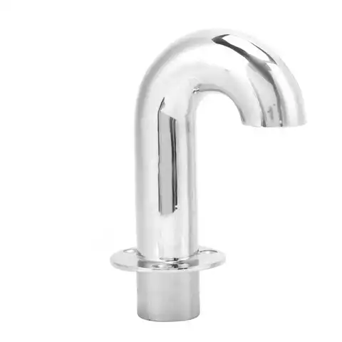 Vent Pipe 1.4in Gooseneck Vent Pipe Door Window Vent Tube Fitting Connector 316 Stainless Steel for Marine Boat