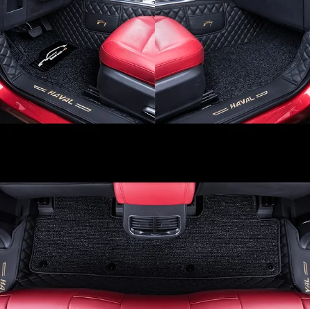 Проводные кожаные автомобильные коврики для maval F7 аксессуары для интерьера - Цвет: 3