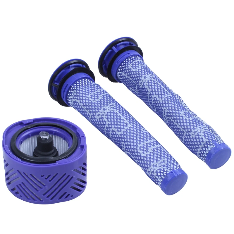 XMX-2 предварительный фильтр и 1 HEPA фильтр Набор для Dyson V6 абсолютный беспроводной Стик вакуум. Заменяет Часть #965661-01 и 966741-01