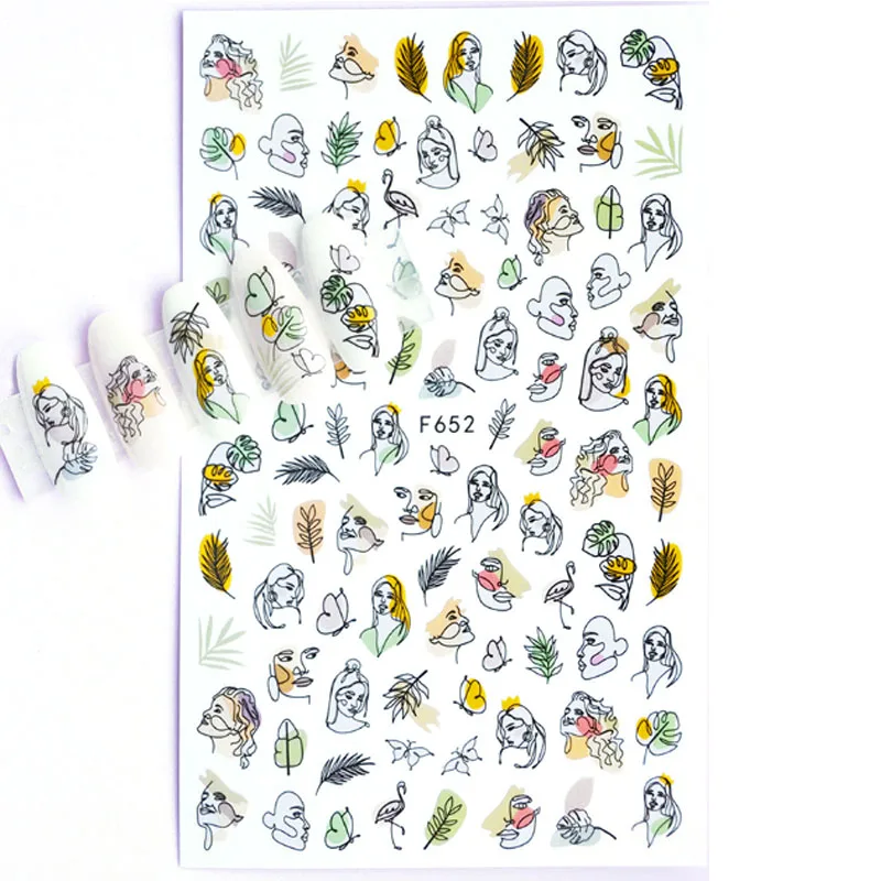 

Luxury brand nail stickers designer stickers fruit stickers