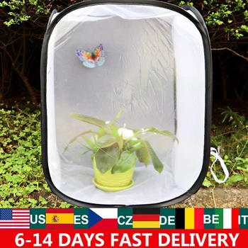 

Housing Butterfly Breeding Cage Praying Insect Enclosure Net Cloth Breeding Cages Insect Net Foldable Insect Net Cage
